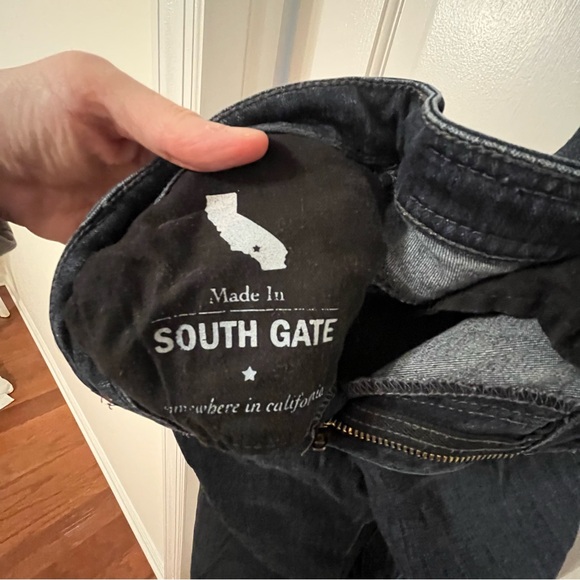 AG Adriano Goldschmied The Stevie Slim Straight Dark Blue Brooks Jeans. SZ 28R - Picture 12 of 12